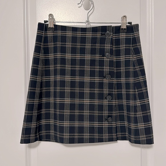 ARITZIA - Sunday Best - navy mini skirt - Size 2 - Picture 1 of 3